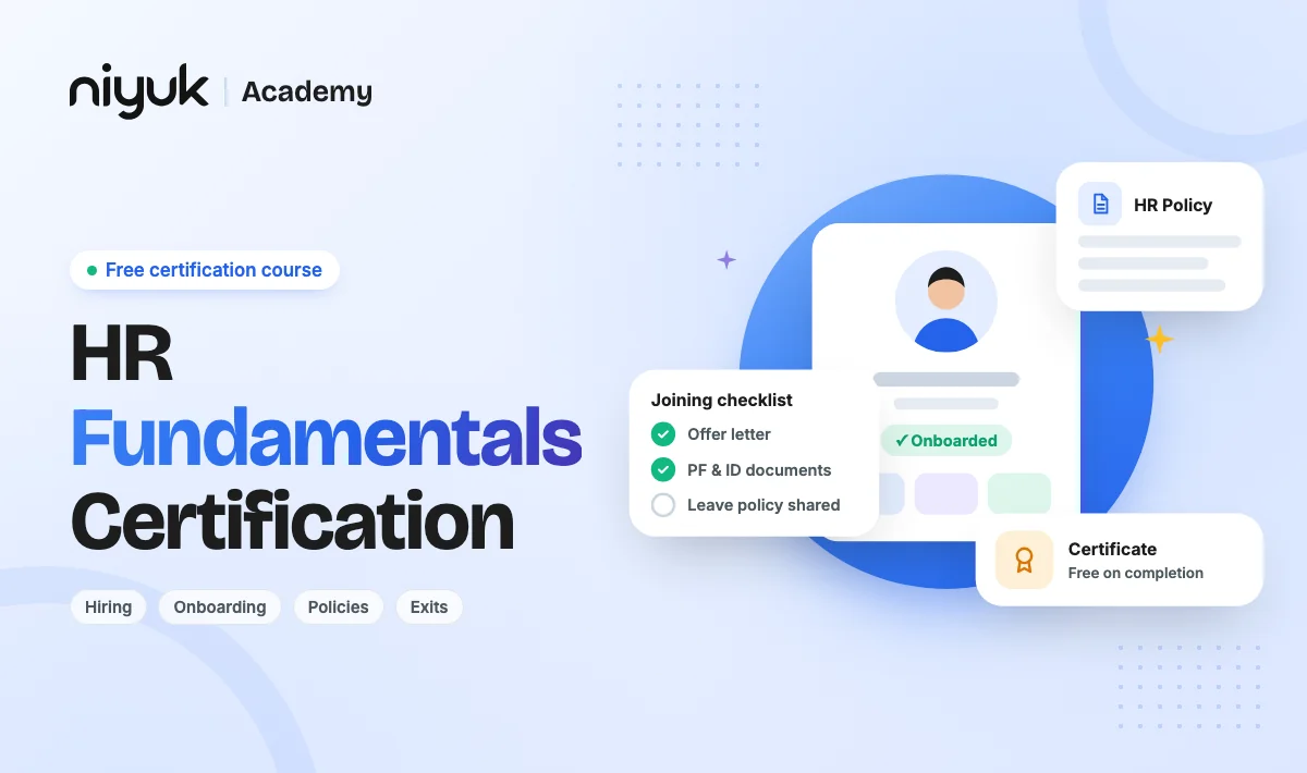 HR Fundamentals Certification banner